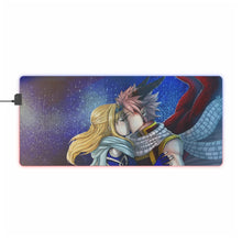 Load image into Gallery viewer, Fairy Tail Natsu Dragneel, Lucy Heartfilia RGB LED Mouse Pad (Desk Mat)