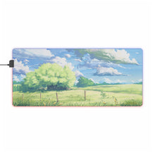 Load image into Gallery viewer, Anime Landscape RGB LED Mouse Pad (Desk Mat)