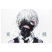 Load image into Gallery viewer, Ken Kaneki Mask Red Eyes White Hair and Short Hair Jigsaw Puzzle