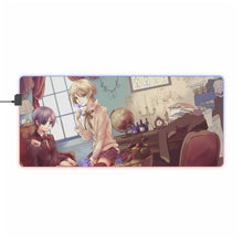 Load image into Gallery viewer, Black Butler RGB LED Mouse Pad (Desk Mat)