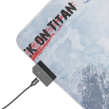Load image into Gallery viewer, Anime Attack On Titan RGB LED Mouse Pad (Desk Mat)