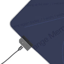 Load image into Gallery viewer, Darker Than Black Hei RGB LED Mouse Pad (Desk Mat)