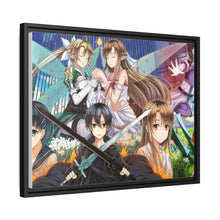 Load image into Gallery viewer, Sword Art Online Asuna Yuuki, Suguha Kirigaya Canvas Framed Art Print
