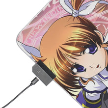 Load image into Gallery viewer, Magical Girl Lyrical Nanoha RGB LED Mouse Pad (Desk Mat)