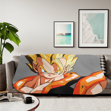 Load image into Gallery viewer, Anime Dragon Ball Z Sherpa Blanket