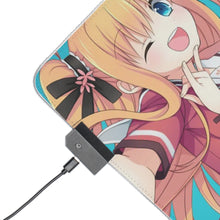 Load image into Gallery viewer, Yusa Nishimori Smile RGB LED Mouse Pad (Desk Mat)