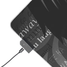 Load image into Gallery viewer, Anime Death Note RGB LED Mouse Pad (Desk Mat)