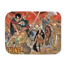 Load image into Gallery viewer, One Piece Monkey D. Luffy, Roronoa Zoro, Sanji, Tony Tony Chopper, Usopp Sherpa Blanket
