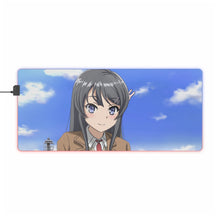 Load image into Gallery viewer, Rascal Does Not Dream of Bunny Girl Senpai RGB LED Mouse Pad (Desk Mat)