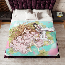 Load image into Gallery viewer, Kirito and Asuna Sherpa Blanket
