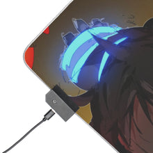 Load image into Gallery viewer, Fire Force Shinra Kusakabe RGB LED Mouse Pad (Desk Mat)