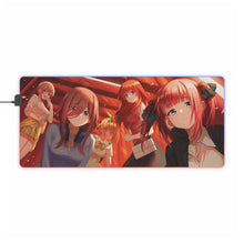 Load image into Gallery viewer, The Quintessential Quintuplets Miku Nakano, Itsuki Nakano, Nino Nakano, Yotsuba Nakano, Ichika Nakano RGB LED Mouse Pad (Desk Mat)