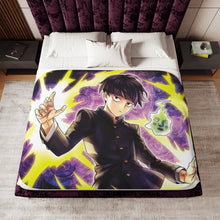 Load image into Gallery viewer, Mob Psycho 100 Shigeo Kageyama Sherpa Blanket