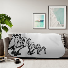 Load image into Gallery viewer, Psycho- Pass Main Members walking vector Sherpa Blanket