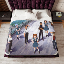 Load image into Gallery viewer, Anime Neon Genesis Evangelion Sherpa Blanket