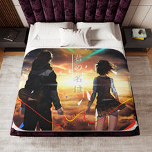 Load image into Gallery viewer, Anime Your Name. Sherpa Blanket