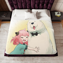 Load image into Gallery viewer, Anime Spy x Family Sherpa Blanket