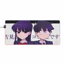 Load image into Gallery viewer, Komi Can't Communicate Komi Shouko, Tadano Hitohito RGB LED Mouse Pad (Desk Mat)