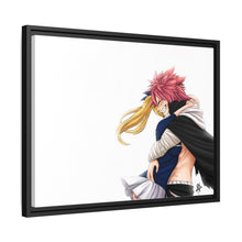 Load image into Gallery viewer, Fairy Tail Natsu Dragneel, Lucy Heartfilia Canvas Framed Art Print