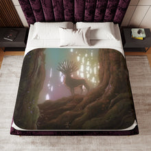 Load image into Gallery viewer, Anime Princess Mononoke Sherpa Blanket