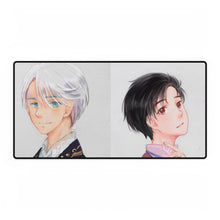 Load image into Gallery viewer, Yuri!!! On Ice Victor Nikiforov, Yuuri Katsuki Mouse Pad (Desk Mat)