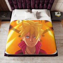 Load image into Gallery viewer, Boruto Sherpa Blanket