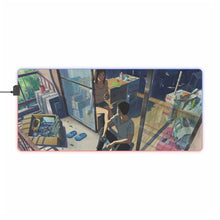 Load image into Gallery viewer, The Garden Of Words RGB LED Mouse Pad (Desk Mat)