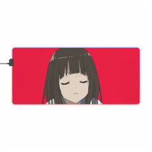 Load image into Gallery viewer, Eru Chitanda RGB LED Mouse Pad (Desk Mat)