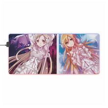 Load image into Gallery viewer, Asuna/Alicization RGB LED Mouse Pad (Desk Mat)