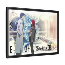 Load image into Gallery viewer, Makise Kurisu & Rintarou Okabe Canvas Framed Art Print