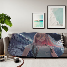 Load image into Gallery viewer, Chainsaw Man Sherpa Blanket