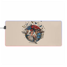 Load image into Gallery viewer, Princess Mononoke RGB LED Mouse Pad (Desk Mat)