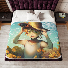 Load image into Gallery viewer, The Promised Neverland Emma Sherpa Blanket