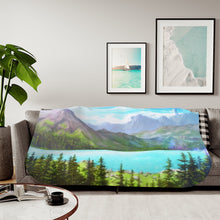 Load image into Gallery viewer, Floor 22 of the Aincrad Sherpa Blanket