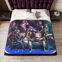 Load image into Gallery viewer, Anime Jojo's Bizarre Adventure Sherpa Blanket