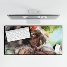 Load image into Gallery viewer, Anime Princess Mononoke Mouse Pad (Desk Mat)