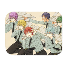 Load image into Gallery viewer, Kuroko's Basketball Tetsuya Kuroko, Daiki Aomine, Atsushi Murasakibara Sherpa Blanket
