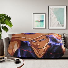 Load image into Gallery viewer, Kuroko's Basketball Daiki Aomine Sherpa Blanket