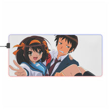 Load image into Gallery viewer, The Melancholy Of Haruhi Suzumiya RGB LED Mouse Pad (Desk Mat)
