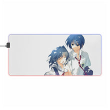 Load image into Gallery viewer, Clannad Tomoya Okazaki, Ryou Fujibayashi RGB LED Mouse Pad (Desk Mat)