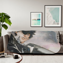 Load image into Gallery viewer, Shinya Kogami With His dominator Sherpa Blanket