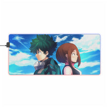Load image into Gallery viewer, My Hero Academia Izuku Midoriya RGB LED Mouse Pad (Desk Mat)