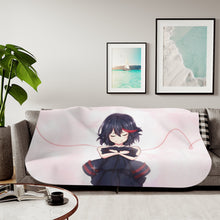 Load image into Gallery viewer, Anime Kill La Kill Sherpa Blanket