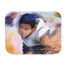 Load image into Gallery viewer, Kuroko's Basketball Daiki Aomine Sherpa Blanket