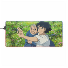 Load image into Gallery viewer, Howl's Moving Castle RGB LED Mouse Pad (Desk Mat)