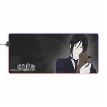 Load image into Gallery viewer, Black Butler RGB LED Mouse Pad (Desk Mat)