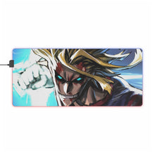 Load image into Gallery viewer, My Hero Academia All Might RGB LED Mouse Pad (Desk Mat)