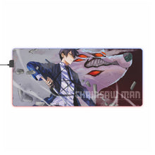 Load image into Gallery viewer, Anime Chainsaw Man RGB LED Mouse Pad (Desk Mat)