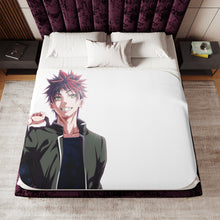 Load image into Gallery viewer, Anime Food Wars: Shokugeki no Soma Sherpa Blanket