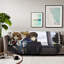 Load image into Gallery viewer, Mei,Yukari,Naoya and Kouichi Sherpa Blanket